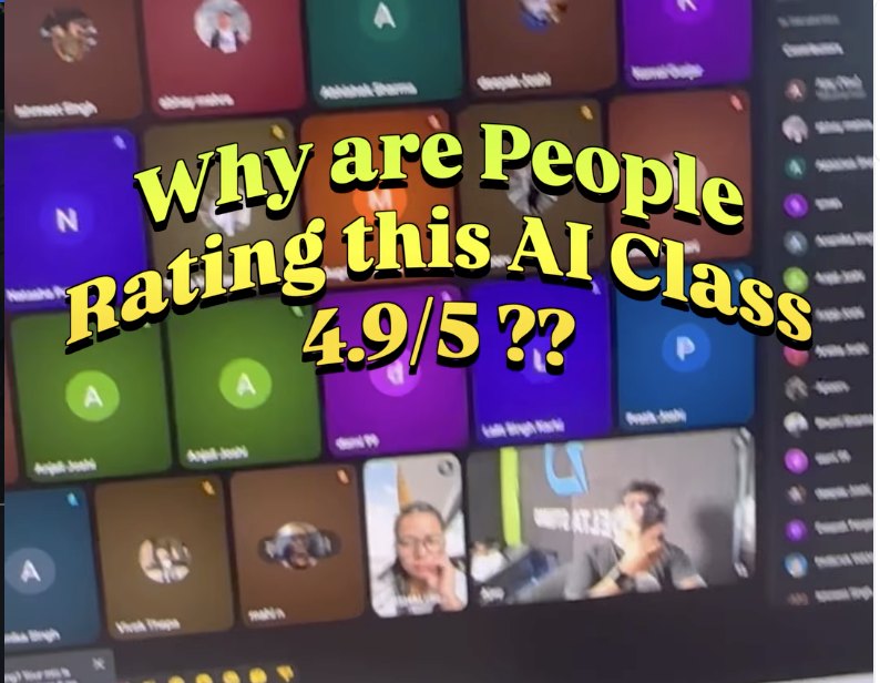A live Rewire AI class rated 4.9 out of 5